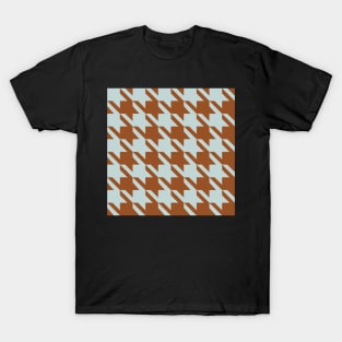 Little Critter Houndstooth - Brown and Pale Turquoise T-Shirt